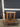 12772 Wooden Display Cabinet with Glass Shelves