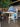 11409 Blue Marlin Metal Art Sculpture