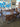 54271 Vintage Wooden Dining Table Set with Chairs