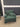 59950 Vintage Green Upholstered Armchair with Cushion