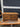 32129 Vintage Oak Wood Cabinet with Brass Hardware