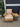 26929 Vintage Wooden Armchair with Side Table