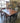 17259 Rustic Wooden Dining Table with Chairs