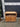 41979 Vintage Oak Wood Cabinet with Double Doors