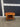 66521 Rustic Wooden Side Table with Shelf