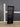 56041 Tall Black Bookshelf with Adjustable Shelves