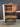 88943 Vintage Wooden Secretary Desk with Hutch