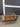 71947 Vintage Wooden Glass-Top Coffee Table