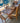 24421 Vintage Wooden Dining Table with Chairs