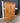 08811 Solid Oak Armoire with Brass Hardware