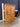 08811 Solid Oak Armoire with Brass Hardware