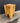68906 Rustic Wood Stool with Natural Finish