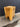 68906 Rustic Wood Stool with Natural Finish