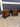 19225 Vintage Wooden Nightstands with Brass Accents