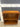 65710 Vintage Wooden Bookshelf with Adjustable Shelves