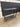70557 Industrial Black Metal Console Table