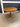 27011 Vintage Round Wooden Pedestal Table