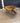 77075 Vintage Yellow Metal Wheelbarrow