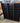 79923 Contemporary Black and Cherry Bookcase