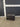 10628 Black Leather Ottoman