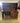 03437 Brown Wooden Desk with Hutch and Drawers