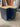 33824 Navy Blue L-Shaped Corner Base Cabinet