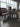 45442 Rustic Dining Table Set with Upholstered Chairs