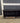 36388 Black Wooden Cubby Storage Bench