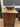 61719 Elegant Brown Bathroom Vanity with Vessel Sink and Faucet