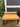 93790 Vintage Brown Leather Bench with Backrest