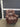 72118 Vintage Brown Leather Recliner Chair