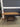 45816 Geometric Wood Coffee Table with Iron Base
