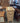 29206 Vintage Beige Wooden Cabinet with Drawers