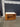 70696 Modern Oak Nightstand with White Top