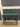 45590 Teal Console Table with Scalloped Edge