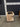 28189 Modern Wood and Glass Side Table