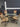 58800 Glass Top Dining Table with Swivel Chairs