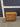 91166 Vintage Wooden Rolling Cabinet