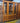 42241 Vintage Wooden China Cabinet with Glass Doors