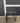 65993 Sleek Black Metal Side Table