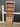 25617 Rustic Wooden Bookshelf with Cabinet
