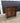 37198 Rustic Wooden Side Table with Drawer and Cabinet