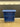 27881 Compact Blue Wooden Shelf