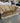 99291 Vintage Brown Chenille Sofa with Fringe Pillows