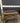 71202 Vintage Wood and Glass Coffee Table
