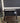24234 Compact Black Glass Top Desk with Storage Drawer