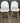 41472 Set of Two Upholstered Counter Stools