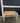 66483 Wooden Dining Table with White Legs