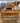 54243 Solid Wood and Metal Bed Frame