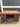 56155 Vintage Wooden Desk with Ornate Drawer Panels